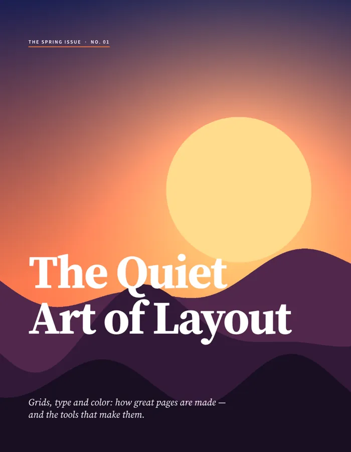DesignCraft page layout workspace